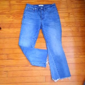 Madewell Cali Demi Boot Jeans Size 28